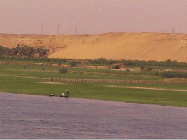 Nile River between Kom-Ombo and Edfu.