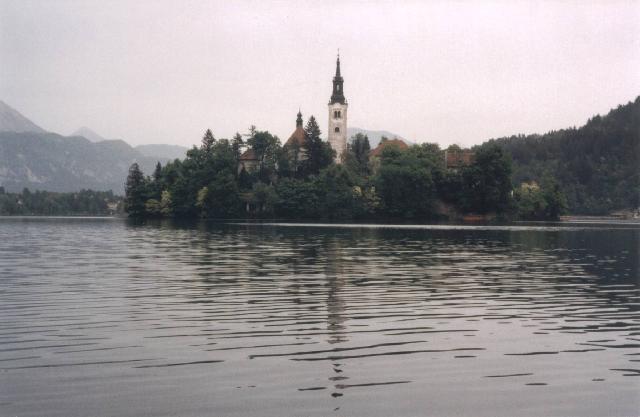 Church on the island - Bled Lake.