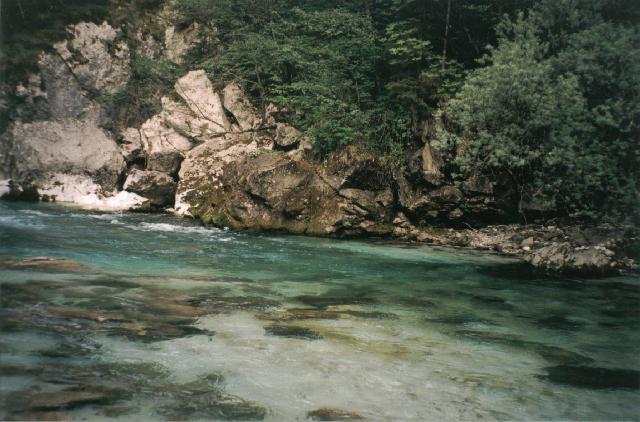 Valley of Soa River (near Bovec).