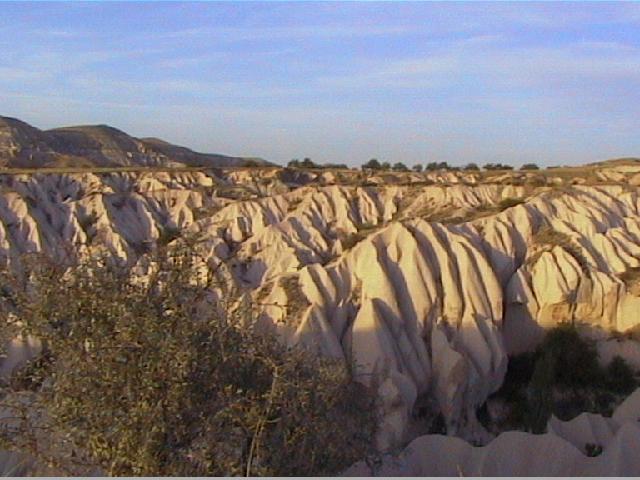 Kappadokia in Central Turkey is the top natural sight we've ever visited.