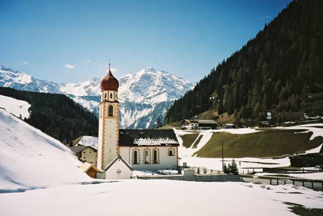 Niederthai, Tirol, Austria. April 2004.