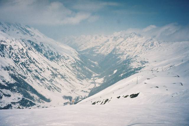 Oetztal - view from Obergurgl ski resort.