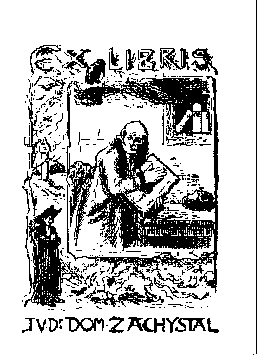 EX LIBRIS JUDr.DOM.ZACHYSTAL