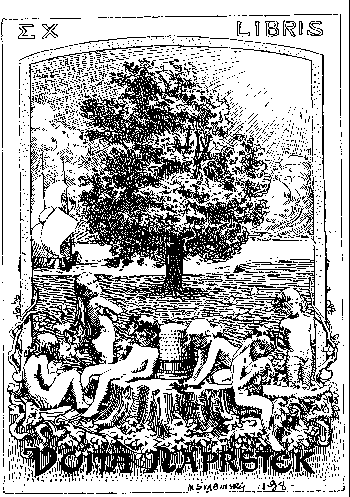 EX LIBRIS VOJTA N�PRSTEK