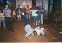 Ve�ern� disco a hra na sochy