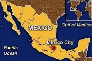 mapa Mexika