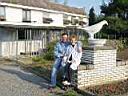 J.Strnad/Mariette p�ed holubn�kem