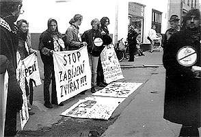 Prvn� protest - M�ln�k 1993 /15,8kB/