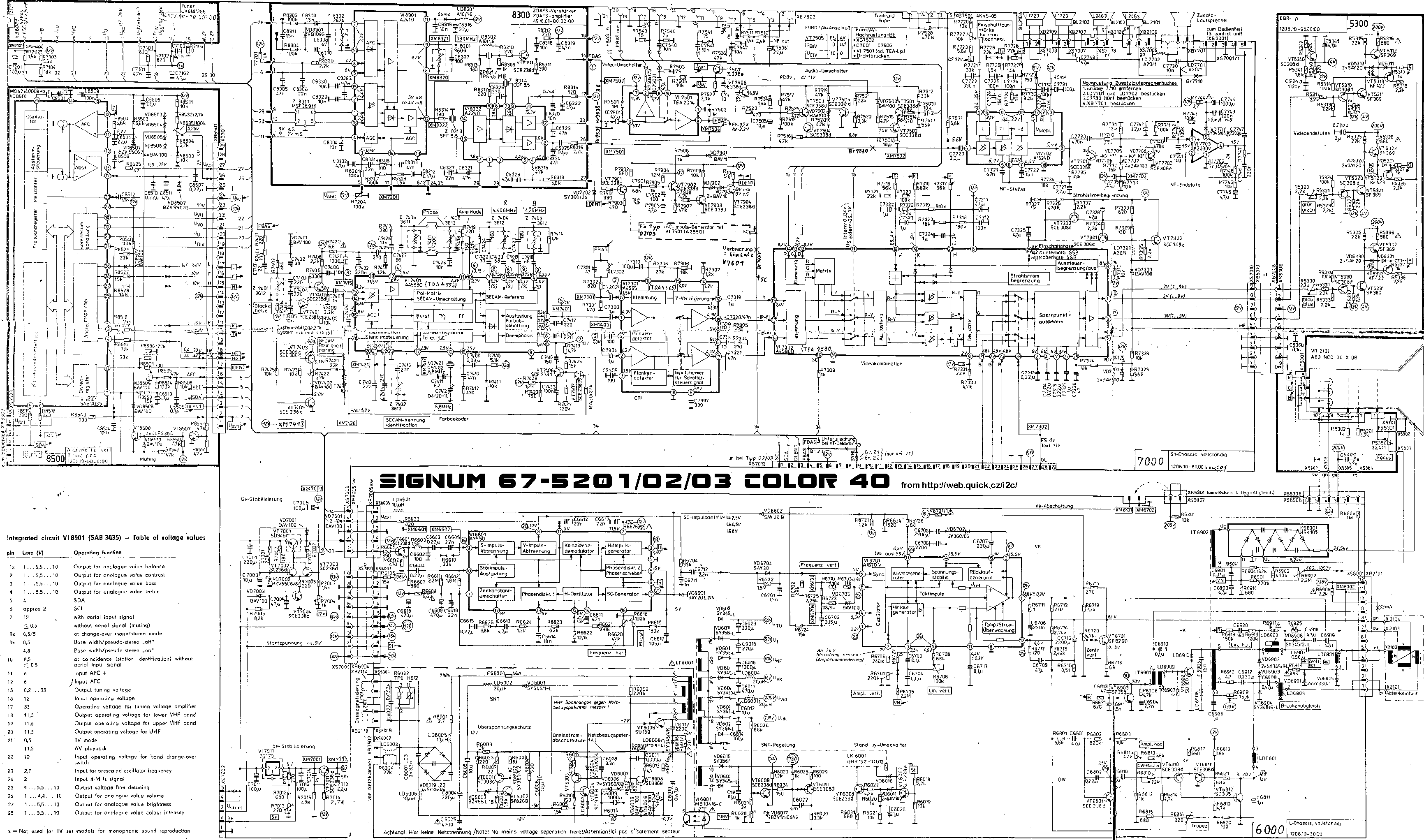 Схемы: circuit Akai CT-1407