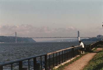 Washington Bridge and Hudson River