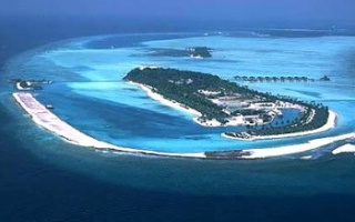 Paradise Island view Maledivy