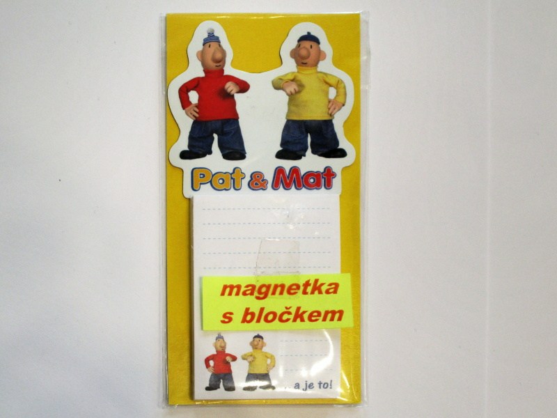 Pat & Mat - magnetka s blokem