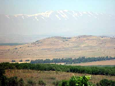 Na h�ebenu Chermonu byl sn�h (12 kB)