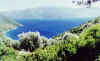 View from ridge of Hermes on the channel, Piso Aetos and Kefalonia.