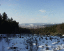 Blick auf Jablonec von Cerna studnice