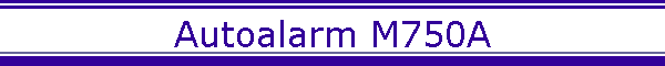 Autoalarm M750A