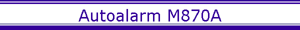 Autoalarm M870A