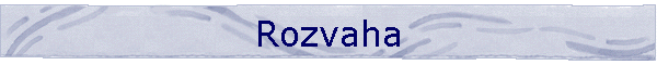 Rozvaha