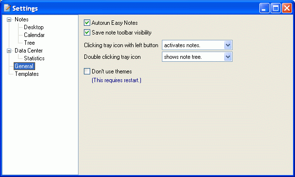 General Settings