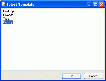 Select Template