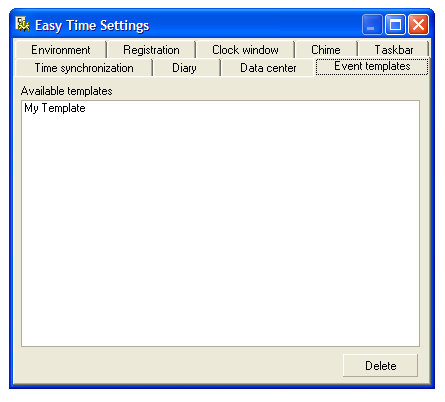 Event Templates