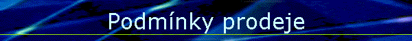 Podmnky prodeje