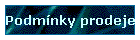 Podmnky prodeje